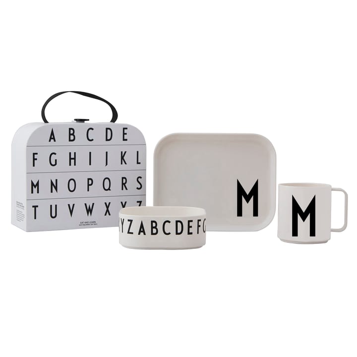 Design Letters σετ παιδικά σκεύη - M - Design Letters