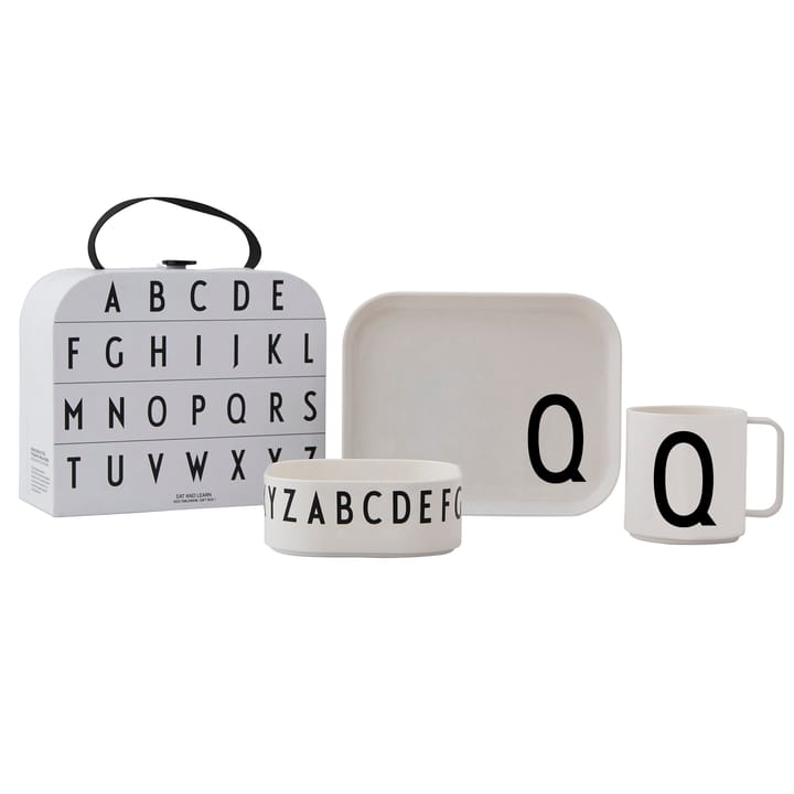 Design Letters σετ παιδικά σκεύη - Q - Design Letters