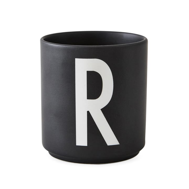 Design Letters φλιτζάνι μαύρο - R - Design Letters
