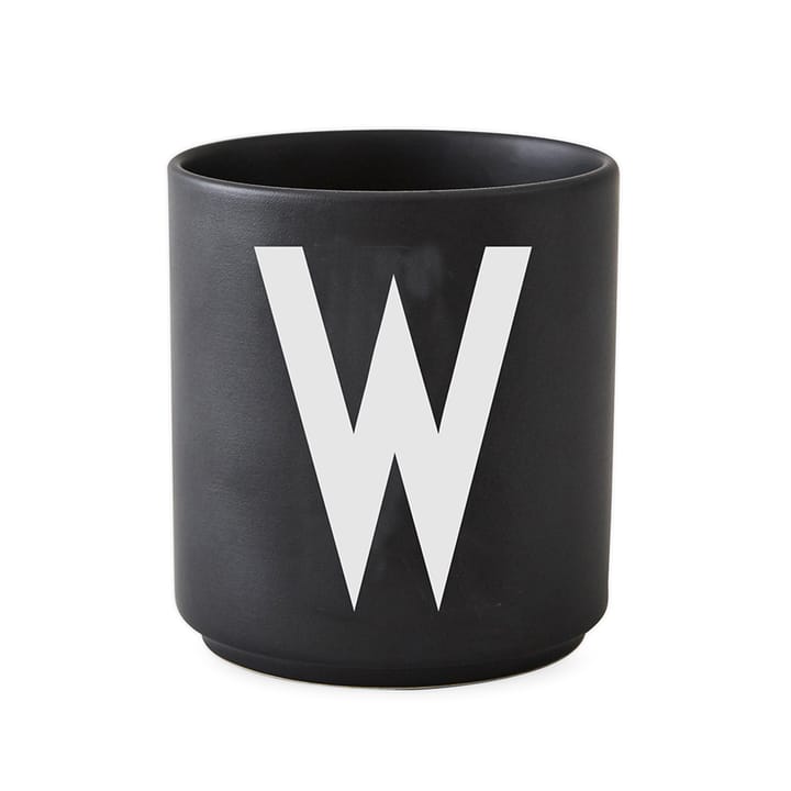 Design Letters φλιτζάνι μαύρο - W - Design Letters