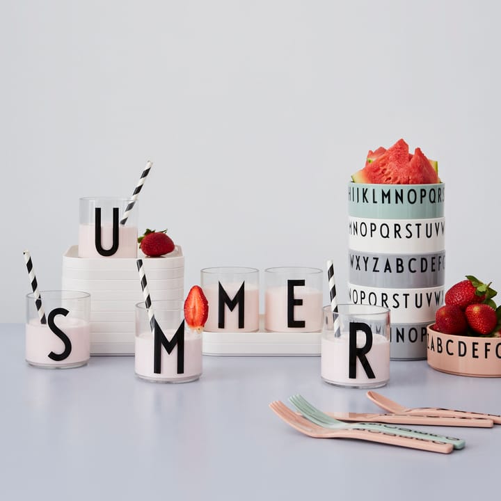 Design Letters παιδικά μαχαιροπίρουνα μελαμίνης, Ουδέτερο Design Letters