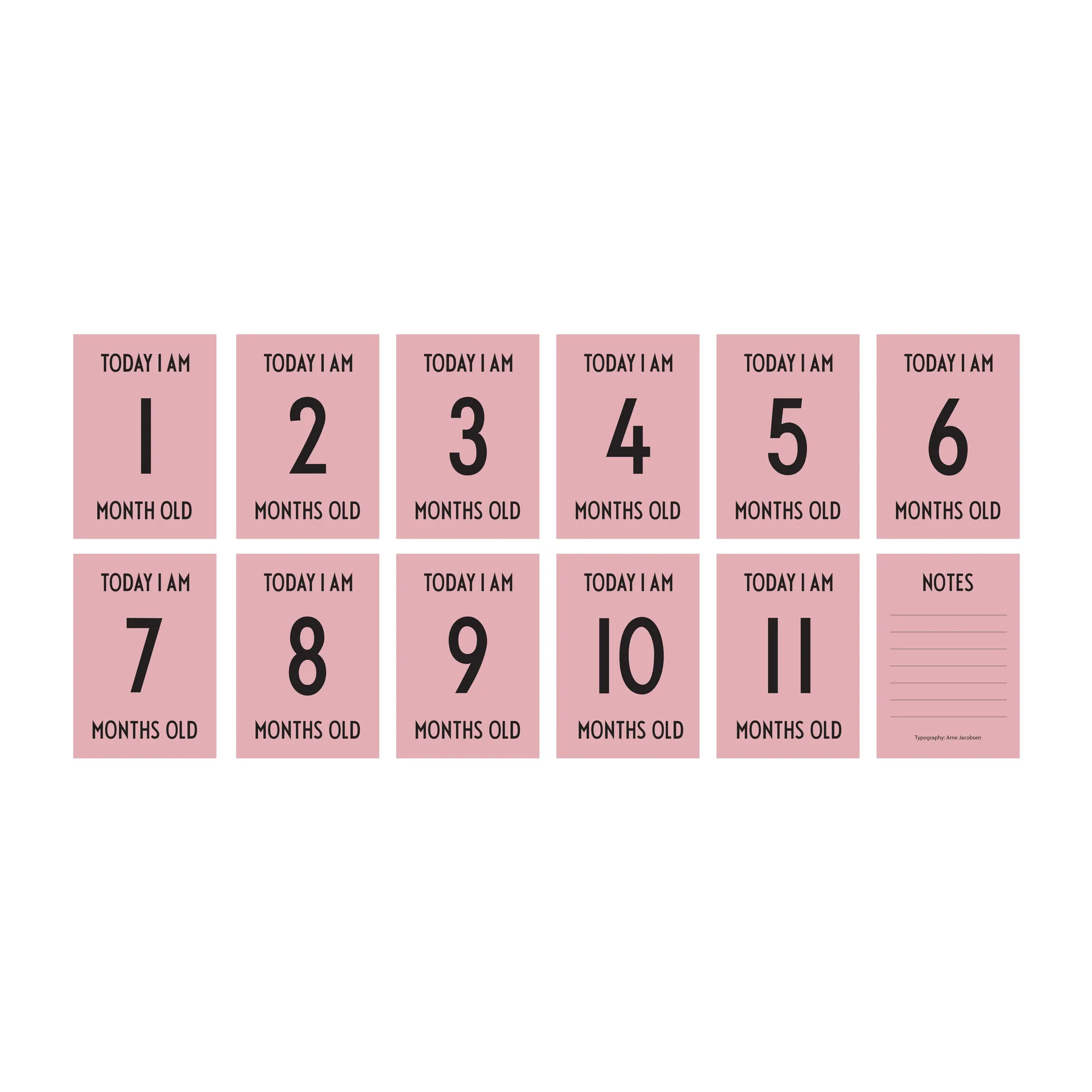 Design Letters Η πρώτη μου επετηρίδα, ουδέτερο Design Letters