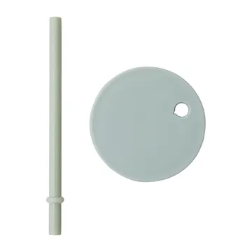 Design Letters καλαμάκι με καπάκι - Πράσινο - Design Letters