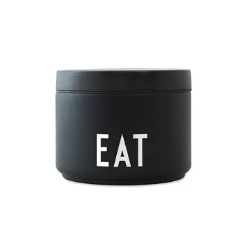 Design Letters κουτί θερμός μικρό - μαύρο και λευκό - Design Letters