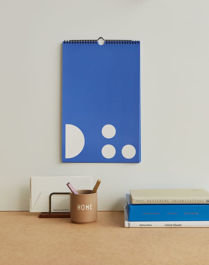 Μηνιαίο ημερολόγιο, Design Letters - Μπλε του κοβαλτίου - Design Letters