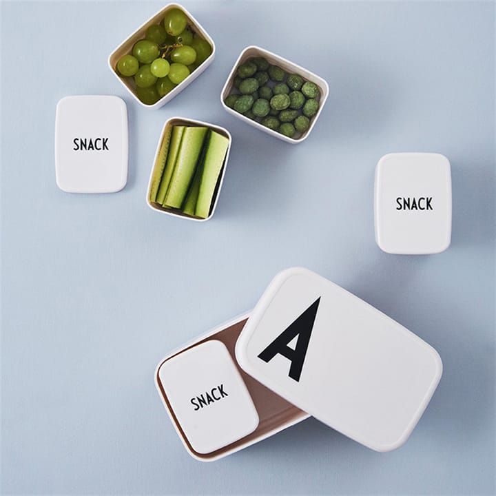 Design Letters κουτί σνακ για κουτί μεσημεριανού, λευκό Design Letters