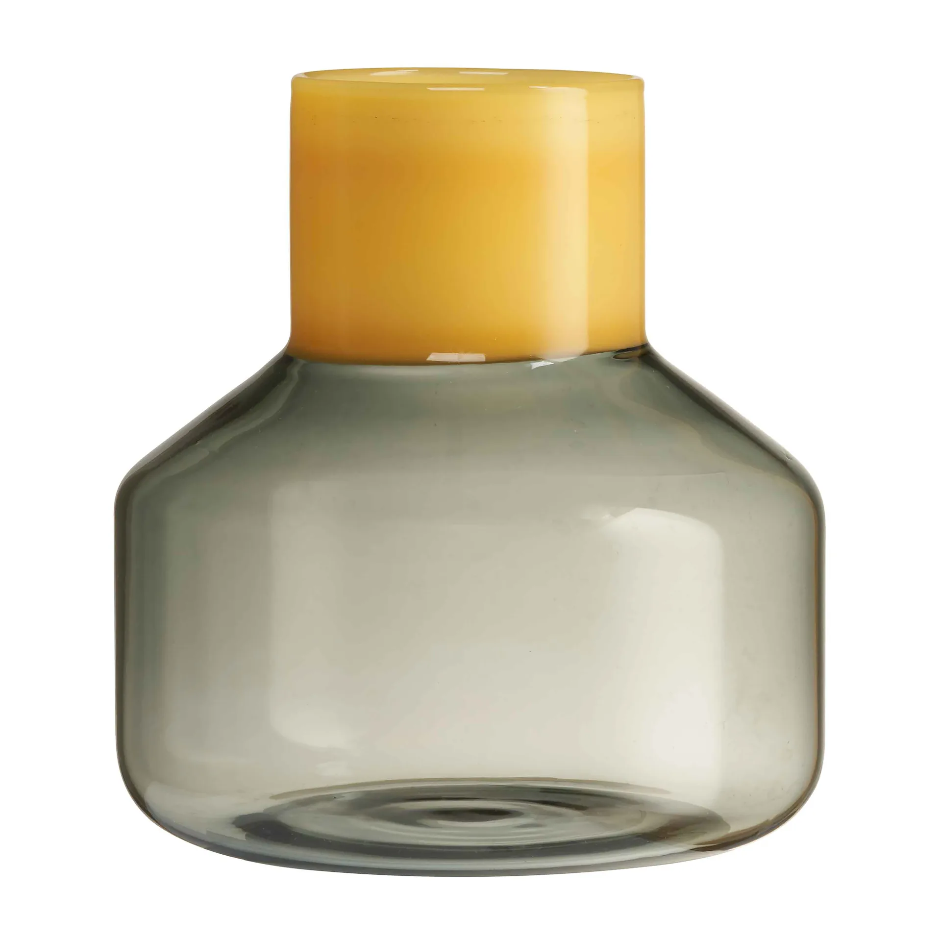 Generous βάζο μεσαίο Ø13 cm, Milky yellow-smoke Design Letters