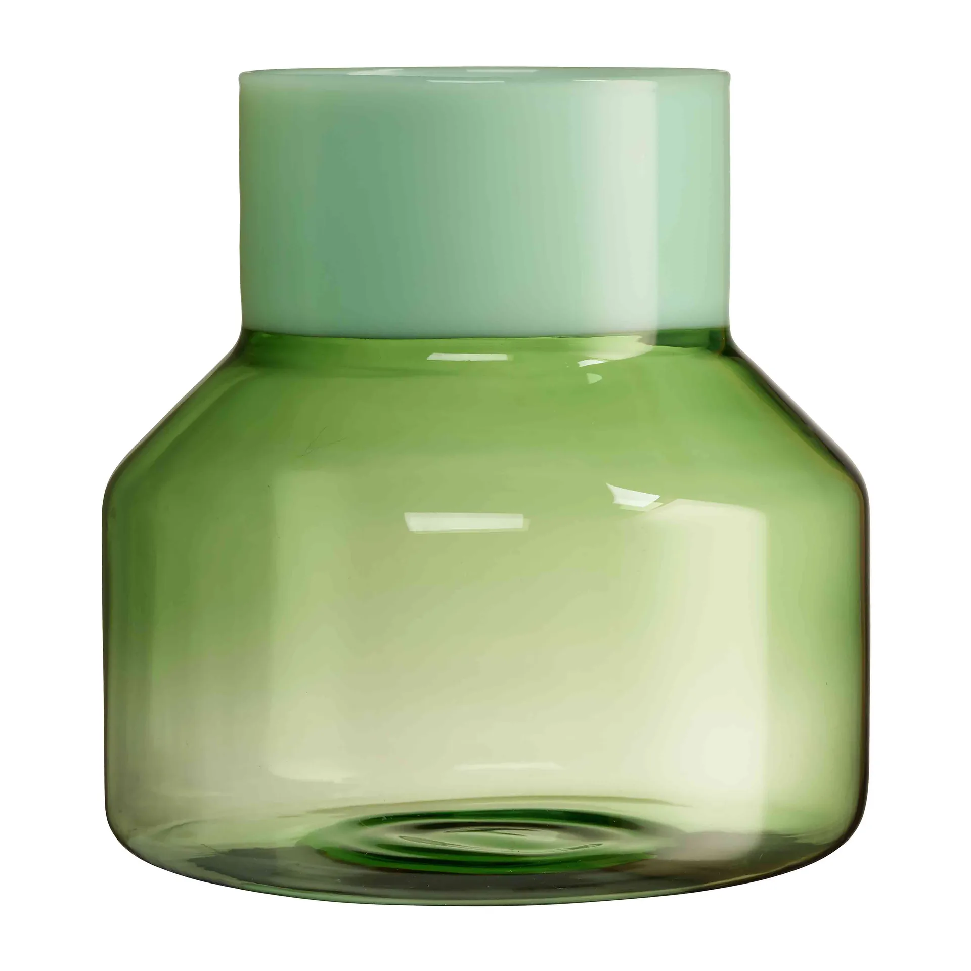 Generous βάζο μεγάλο Ø16,5 cm, Milky green-green Design Letters