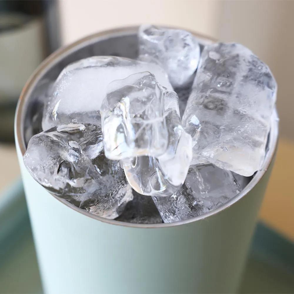 Ψυγείο & κουβάς πάγου από ανοξείδωτο χάλυβα, Green Design Letters