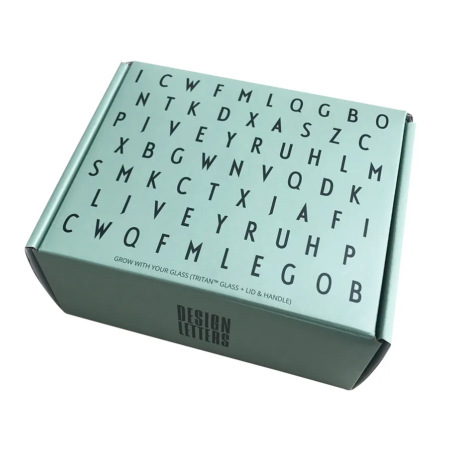 Grow with your cup, πράσινο Design Letters