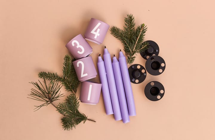 Σετ κούπες Mini Cups 4 τεμαχίων, Lavender Design Letters