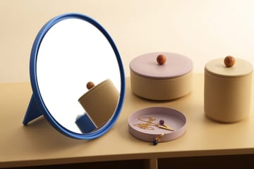 Mirror Καθρέφτης επιτραπέζιος καθρέφτης Ø21 cm - Cobalt blue - Design Letters