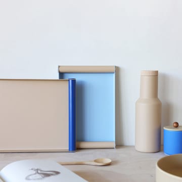Ray Δίσκος σερβιρίσματος μεγάλος - Beige-blue - Design Letters