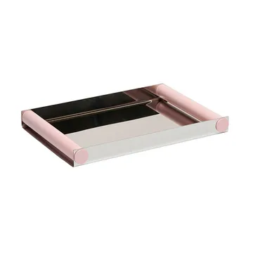 Δίσκος Ray tray disco 20,5x30 cm - Creole pink-ανοξείδωτο ατσάλι - Design Letters