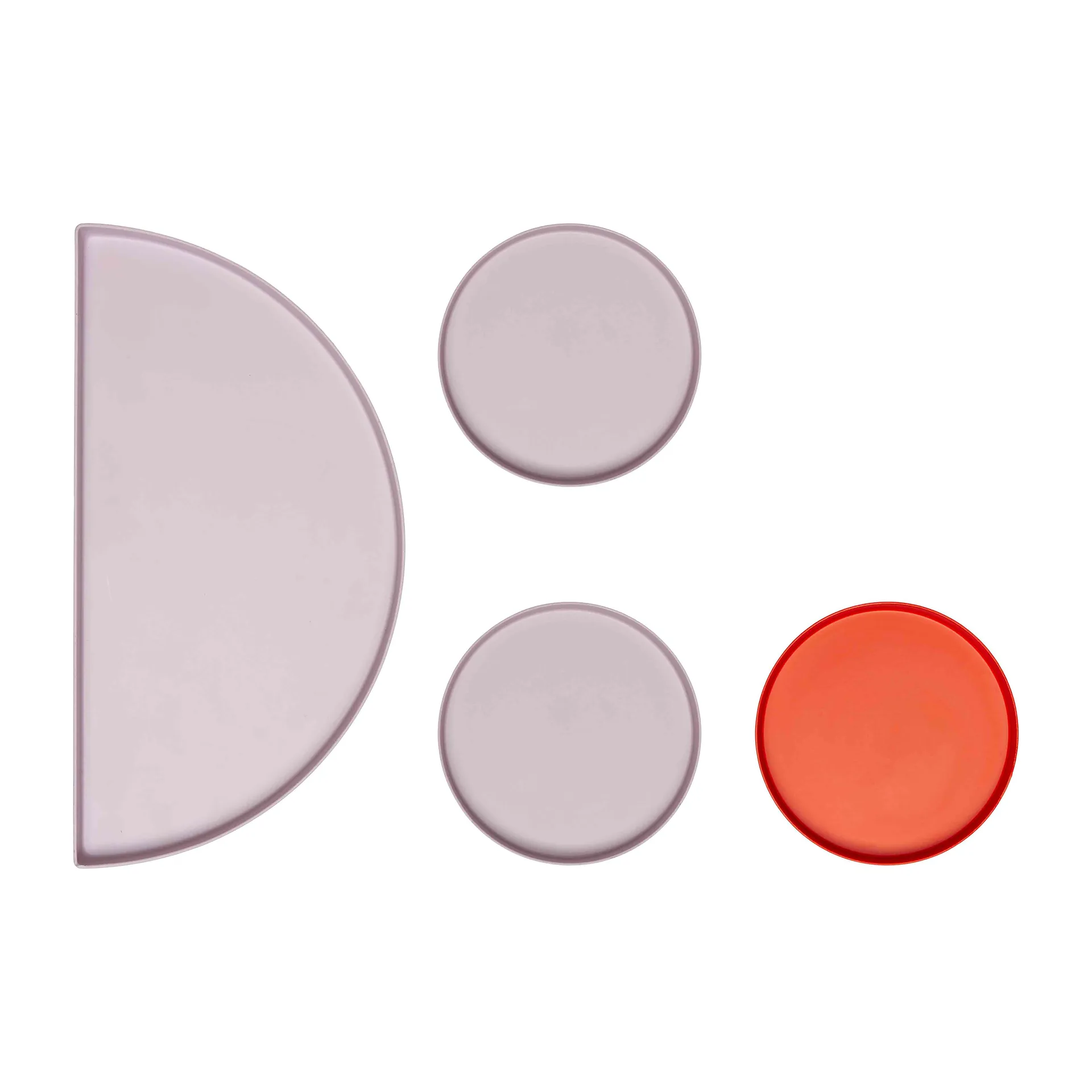 Σετ δίσκων Treasure Trays από 4 τεμάχια, Lavender-terracotta Design Letters