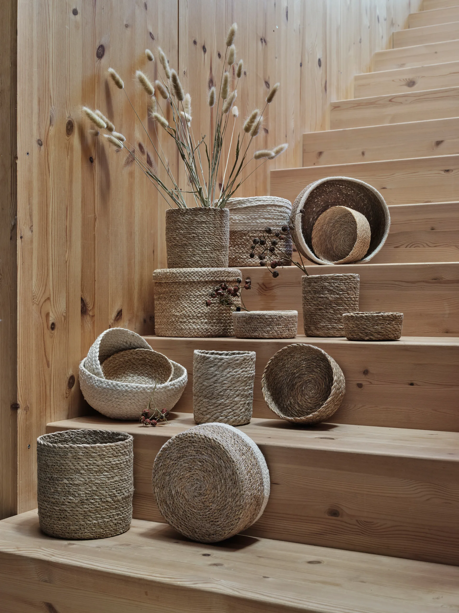 Στριφτή ψωμιέρα Συσκευασία 3 τεμαχίων, Φυσικό-γκρι Dixie