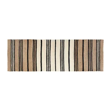 Χαλί, Elin, από γιούτα, με ρίγες - 80x250 εκ - Dixie