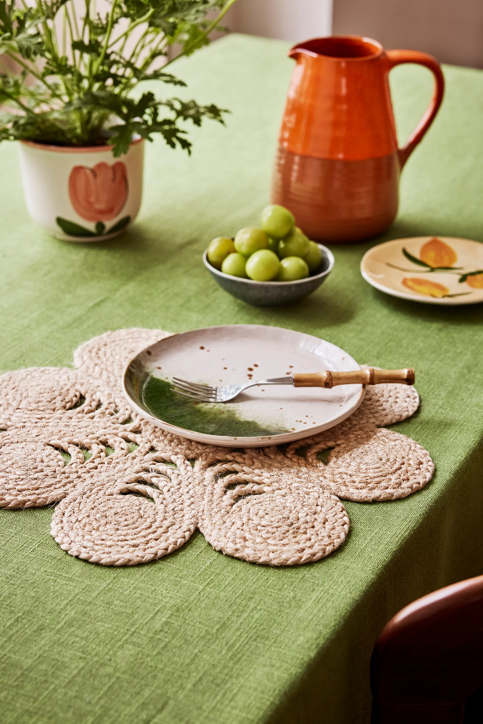 Elin σουπλά anemone Ø40 cm, Natural Dixie