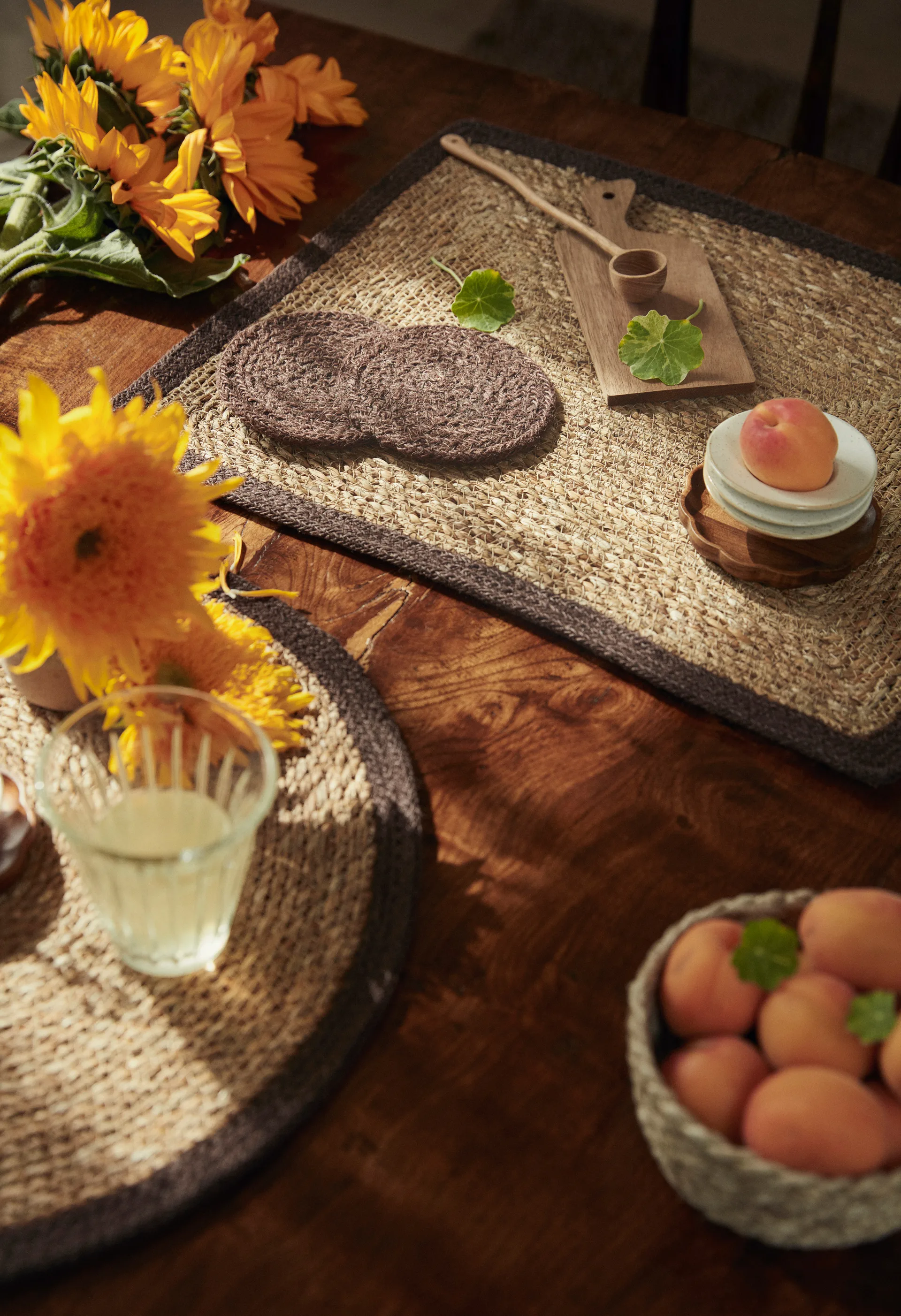 Ella σουβέρ Ø10,5 cm Συσκευασία 6 τεμαχίων , Pure brown Dixie