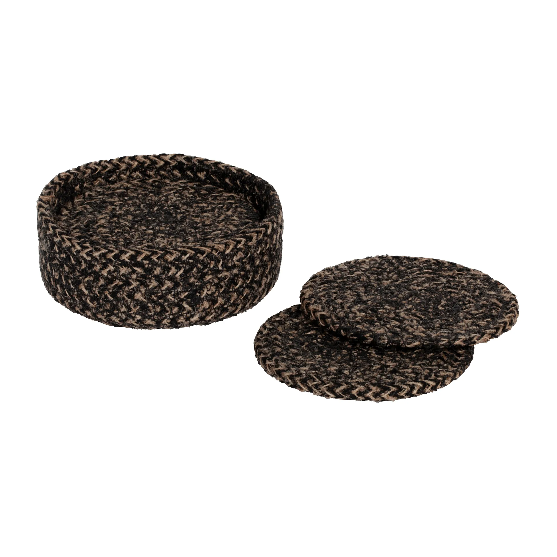 Ella σουβέρ Ø10,5 cm Συσκευασία 6 τεμαχίων , Μαύρο Dixie