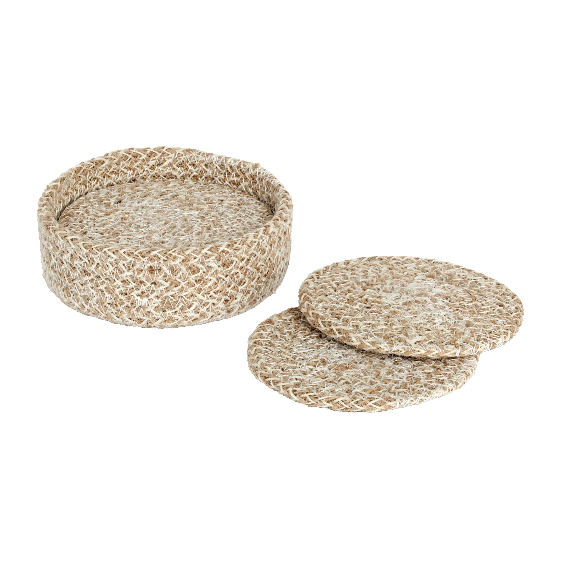 Ella σουβέρ Ø10,5 cm Συσκευασία 6 τεμαχίων , Μπεζ Dixie