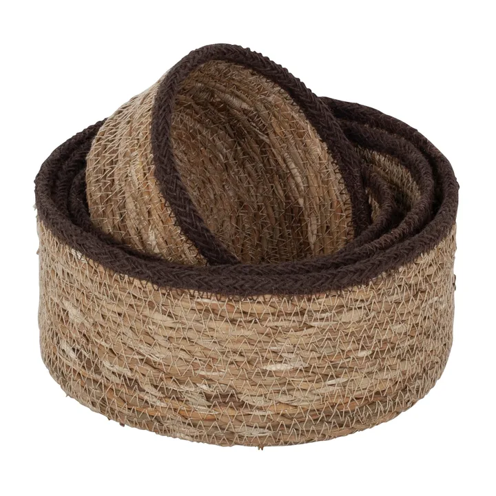 Emil μικρό κουτί από φύκια 4-pack - Φυσικό-καφέ - Dixie