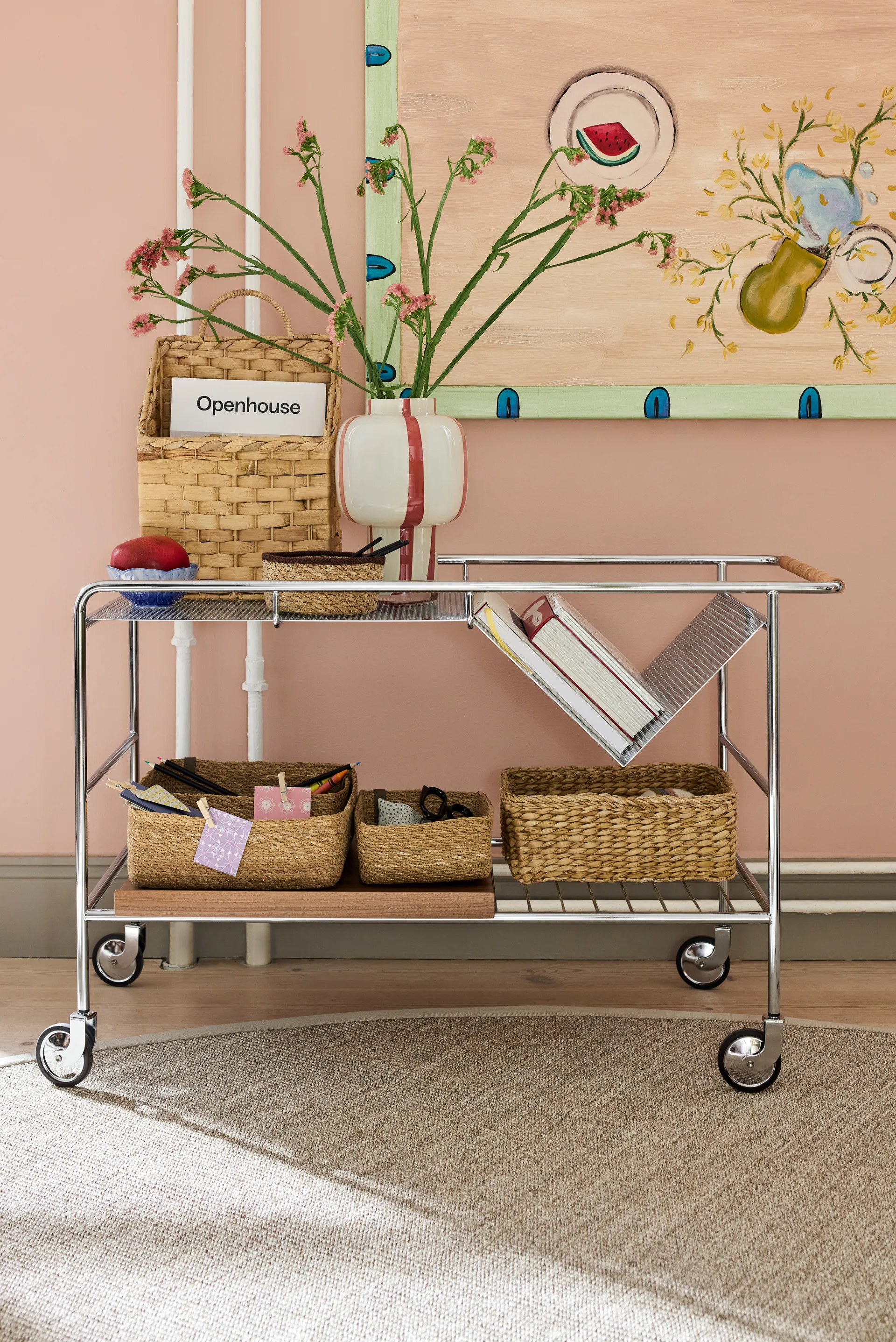 Αποθηκευτικό κουτί, Esther, 3 τεμάχια, Φυσικό Dixie