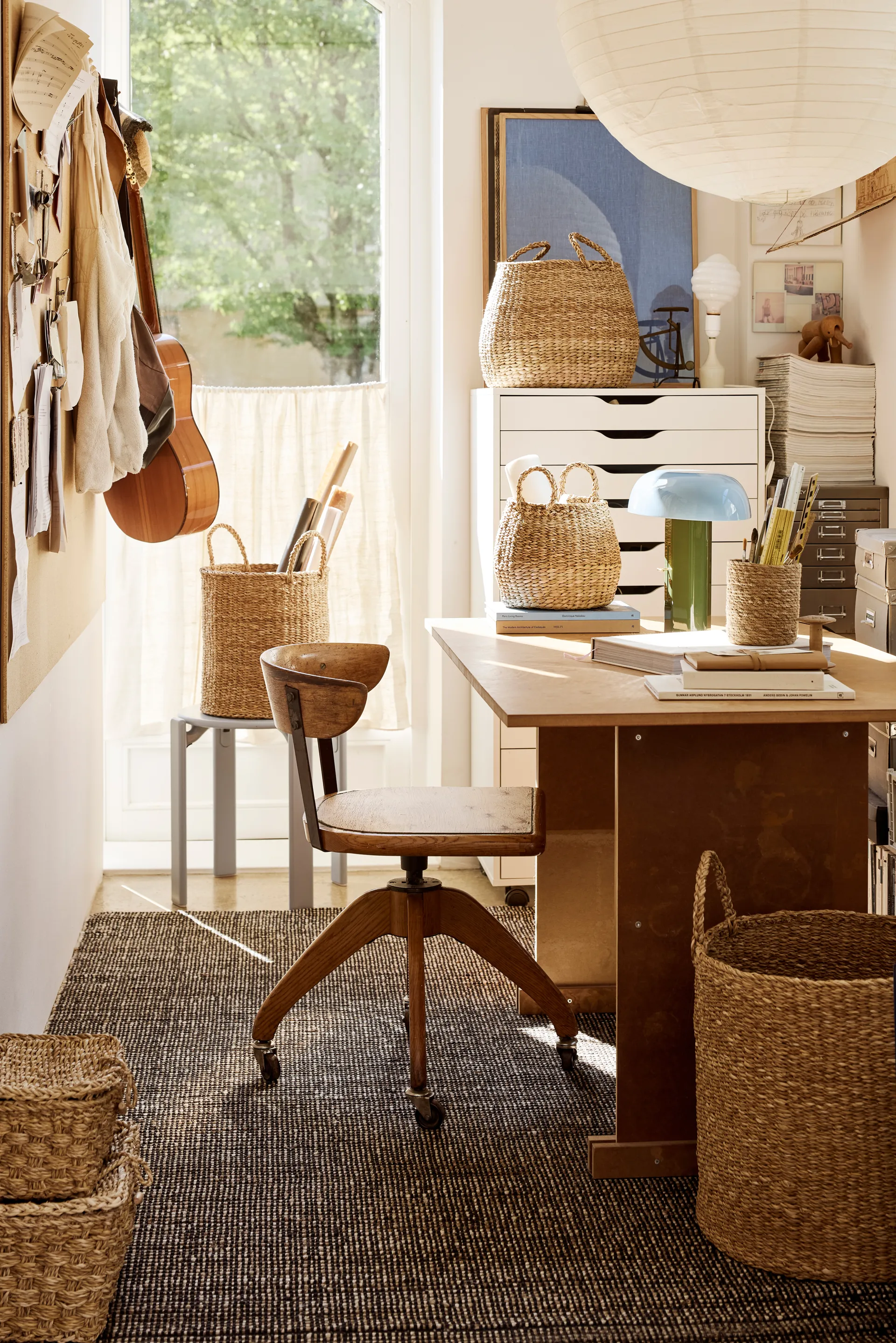 Esther cylinder Αποθηκευτικό κουτί Συσκευασία 2 τεμαχίων, Natural Dixie