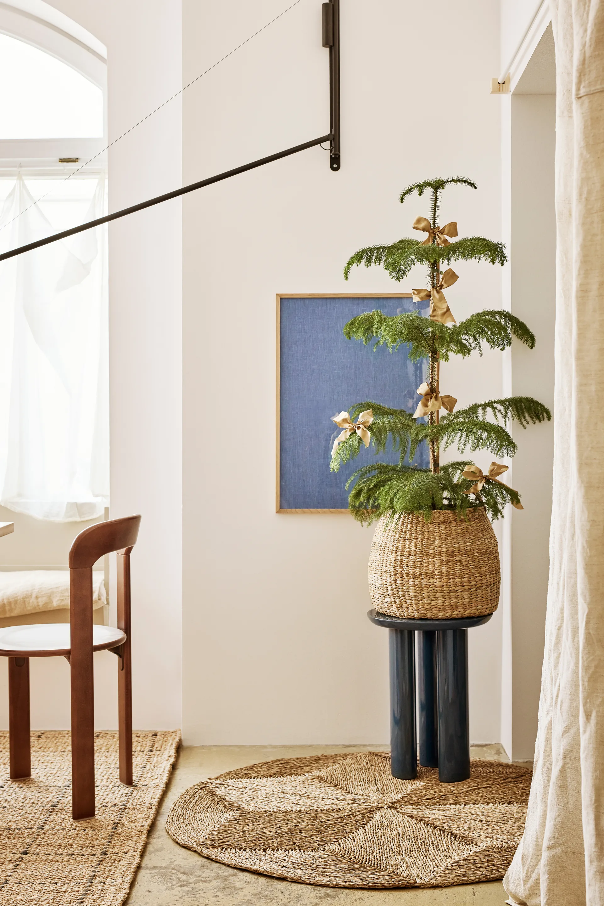 Esther Star χαλί Ø120 cm, Natural Dixie