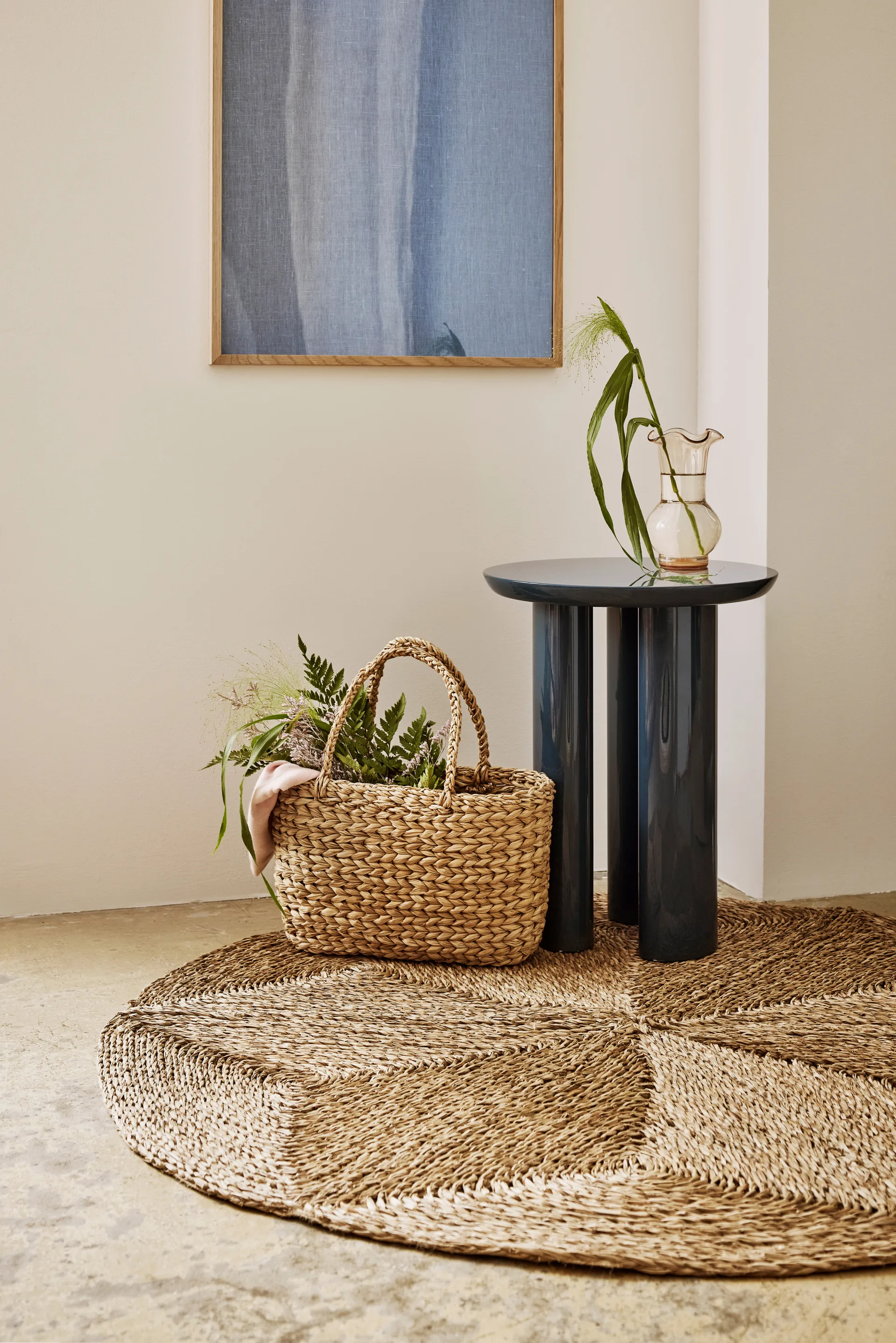 Esther Star χαλί Ø120 cm, Natural Dixie