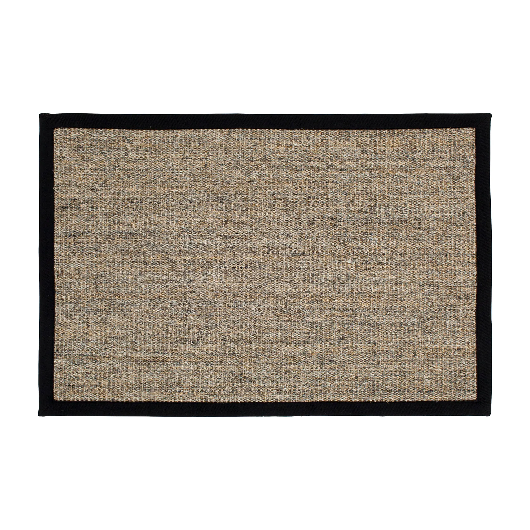 Jenny Sisal χαλάκι πόρτας, Φυσικό-μαύρο, 60x90 cm Dixie