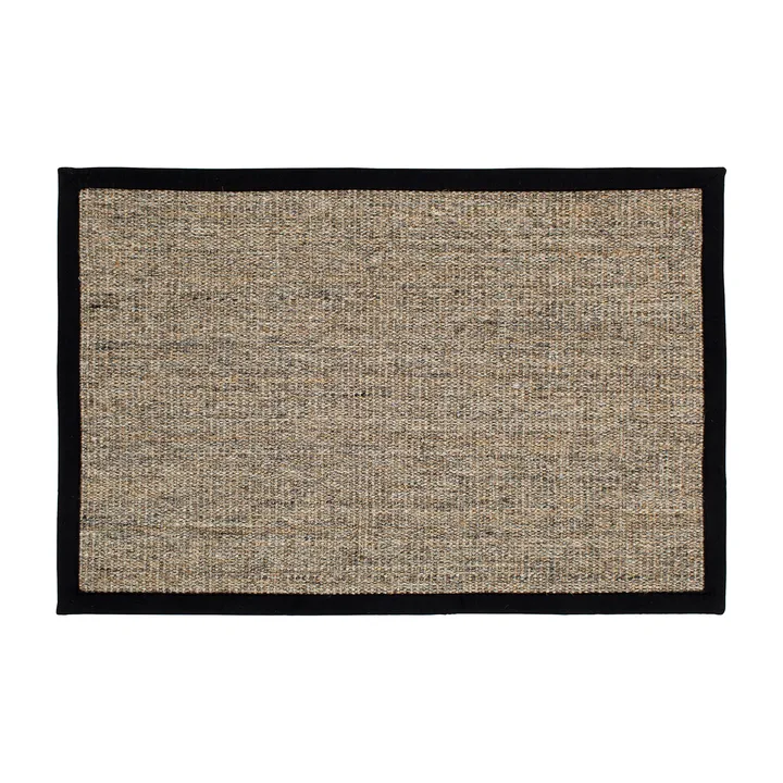 Jenny Sisal χαλάκι πόρτας - Φυσικό-μαύρο, 60x90 cm - Dixie