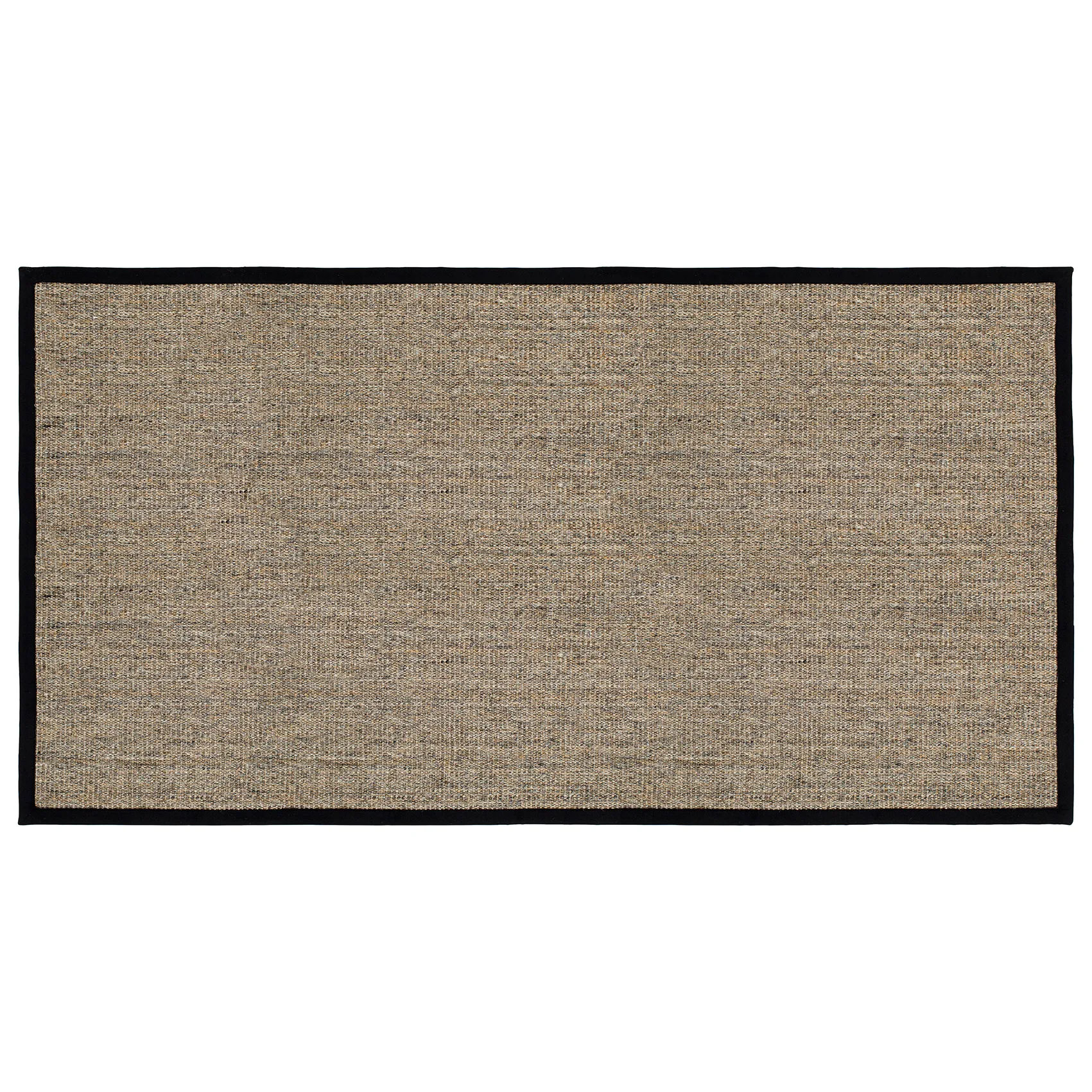Jenny Sisal χαλάκι πόρτας, Φυσικό-μαύρο, 80x150 cm Dixie