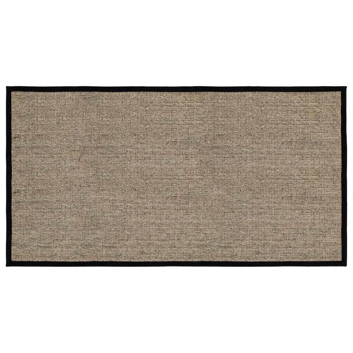 Jenny Sisal χαλάκι πόρτας - Φυσικό-μαύρο, 80x150 cm - Dixie
