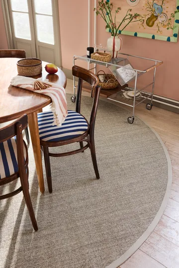 Στρογγυλό χαλί Jenny Sisal - Natural grey Ø250 cm - Dixie