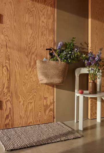 Χαλάκι πόρτας, Julia - Γκρι του τσιμέντου. 60x90 εκ - Dixie