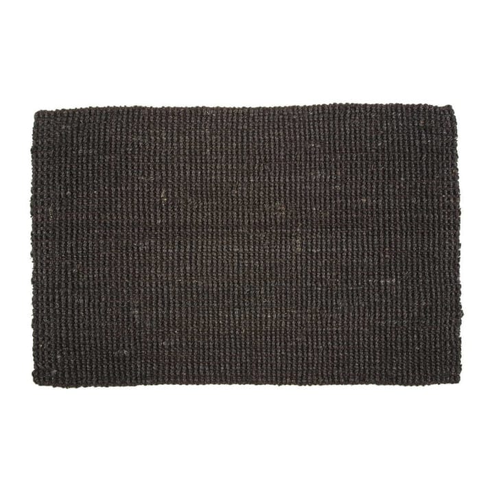 Jute χαλάκι πόρτας μαύρο - 60x90 cm - Dixie