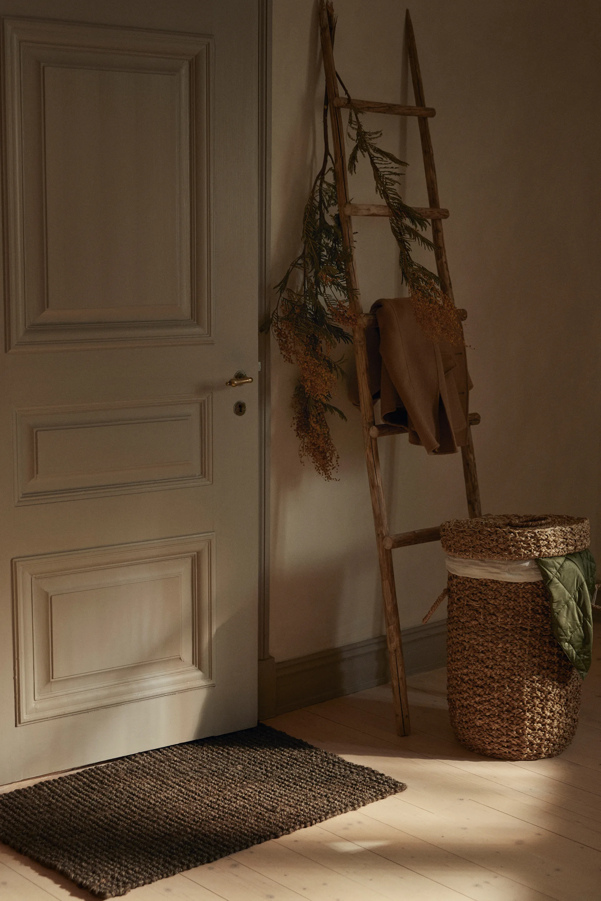 Jute χαλάκι πόρτας coffee, 60x90 cm Dixie