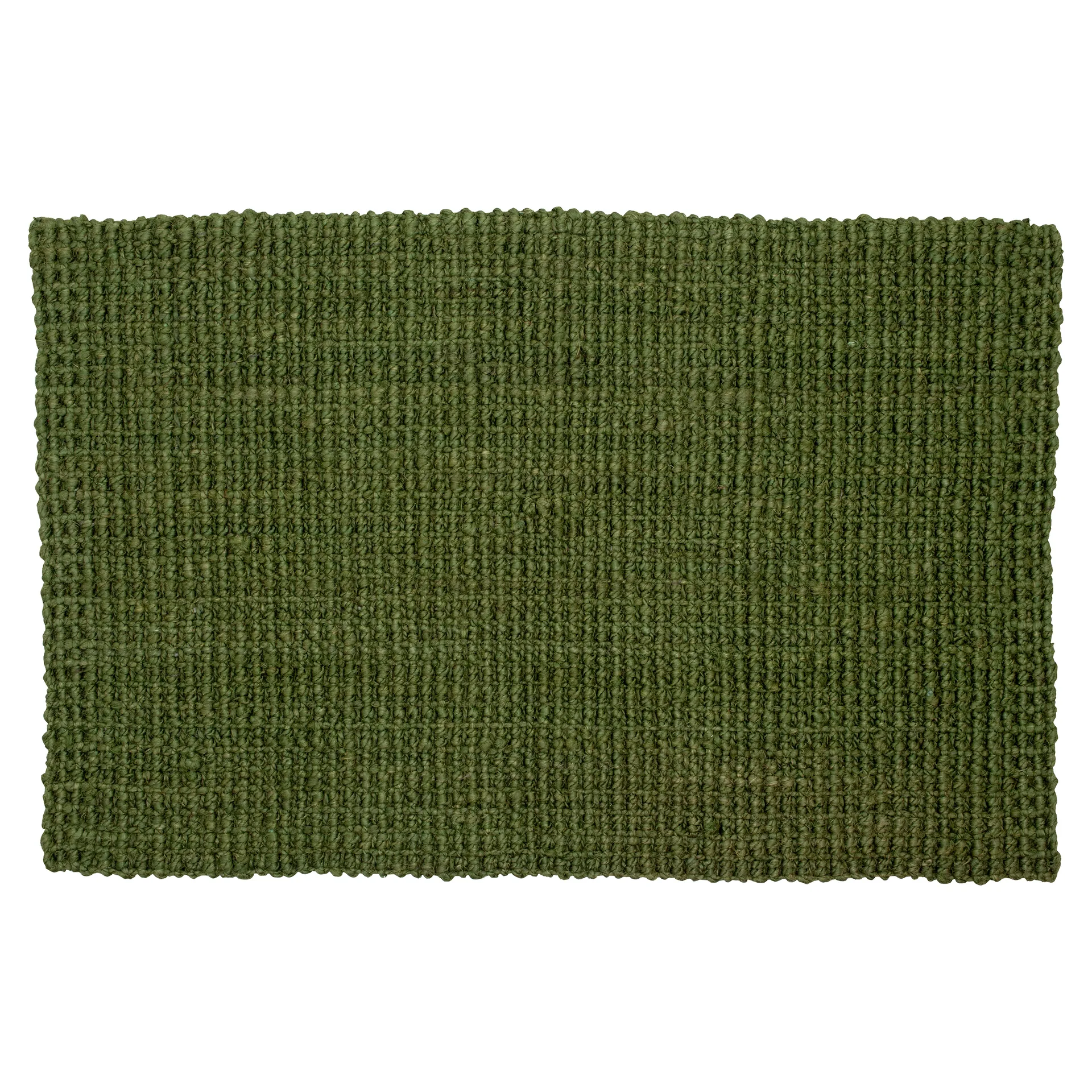 Jute χαλάκι πόρτας dark green, 60x90 cm Dixie