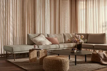 Μαξιλάρι καθίσματος Lily Ø59 cm - Natural, water hyacinth, round - Dixie