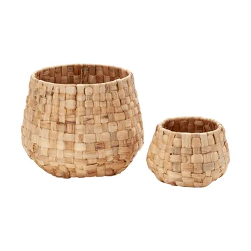 Lily εξωτερική γλάστρα panama 2 τεμάχια - Natural - Dixie