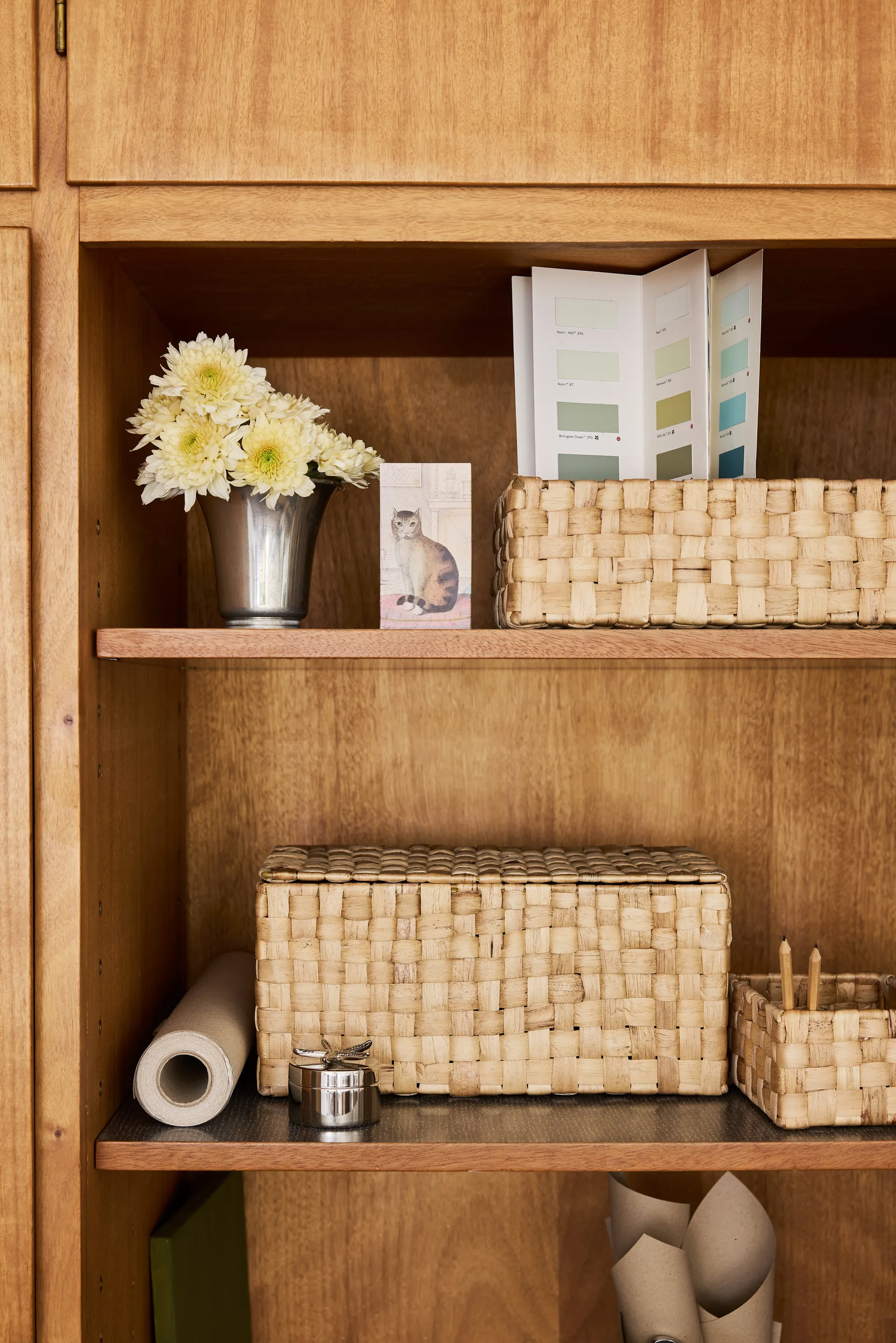 Lily θήκη αποθήκευσης με καπάκι panama 2 τεμάχια, Natural Dixie