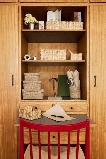 Lily συρταριέρα αποθήκευσης panama 3 τεμάχια - Natural - Dixie