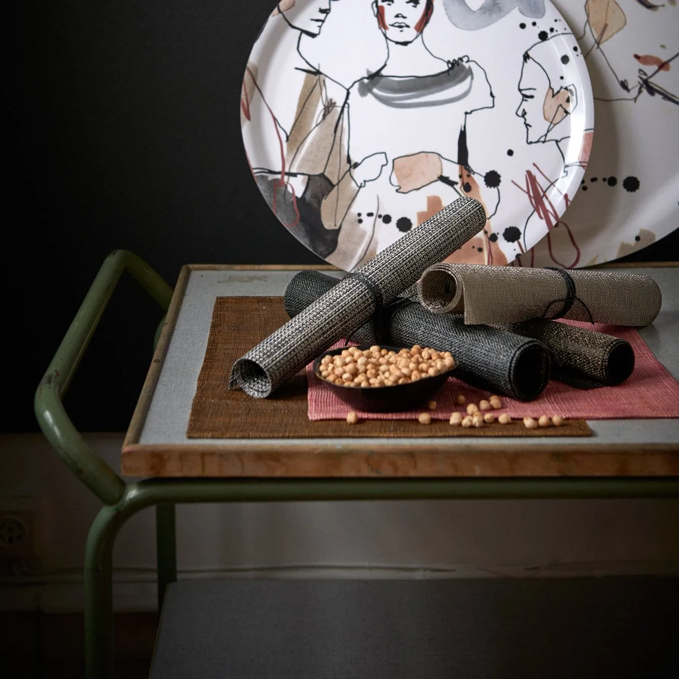 Sixten σουπλά, γκρι ανθρακίτη Dixie