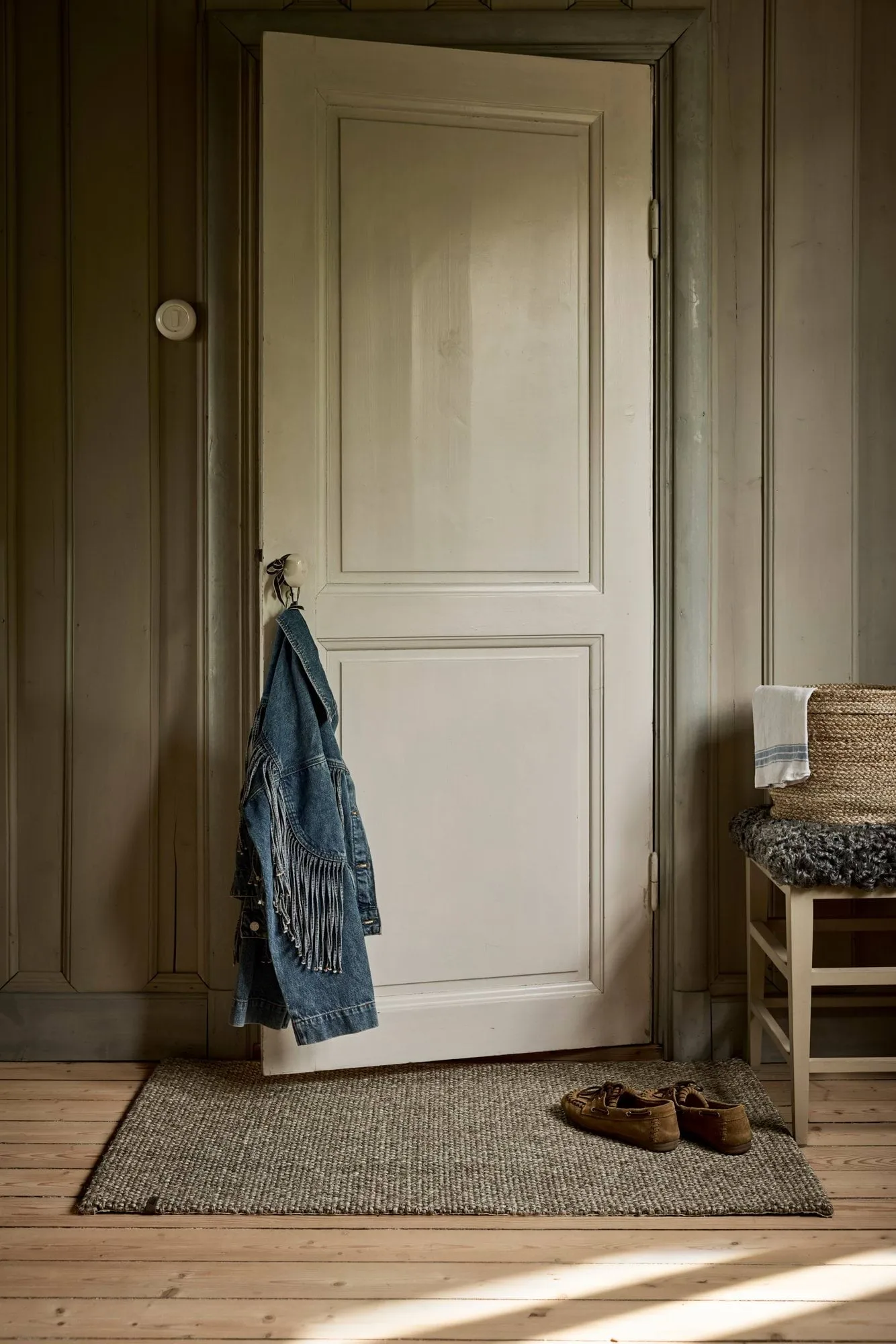 Wilma χαλάκι εισόδου, Natural grey, 70x120 εκ. Dixie