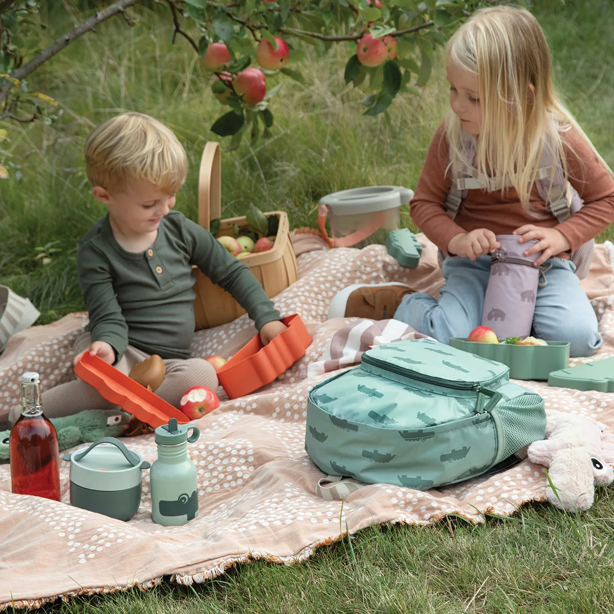 Παιδικό δοχείο φαγητού Croco, Papaya Done by deer