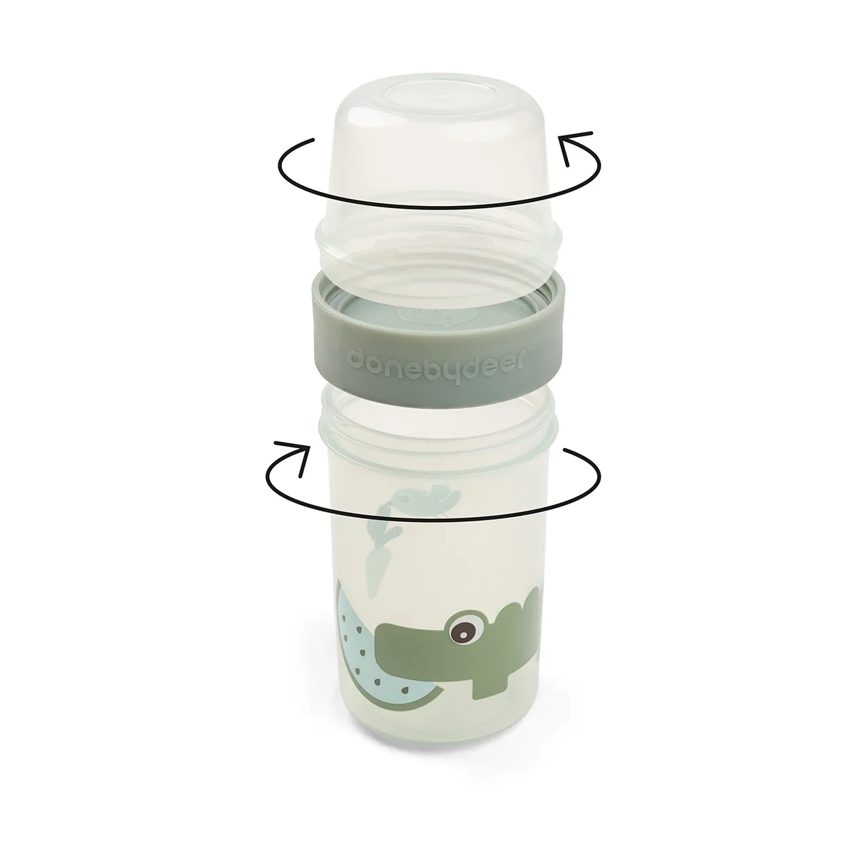 Croco To go 2-way κύπελλο L, Green Done by deer