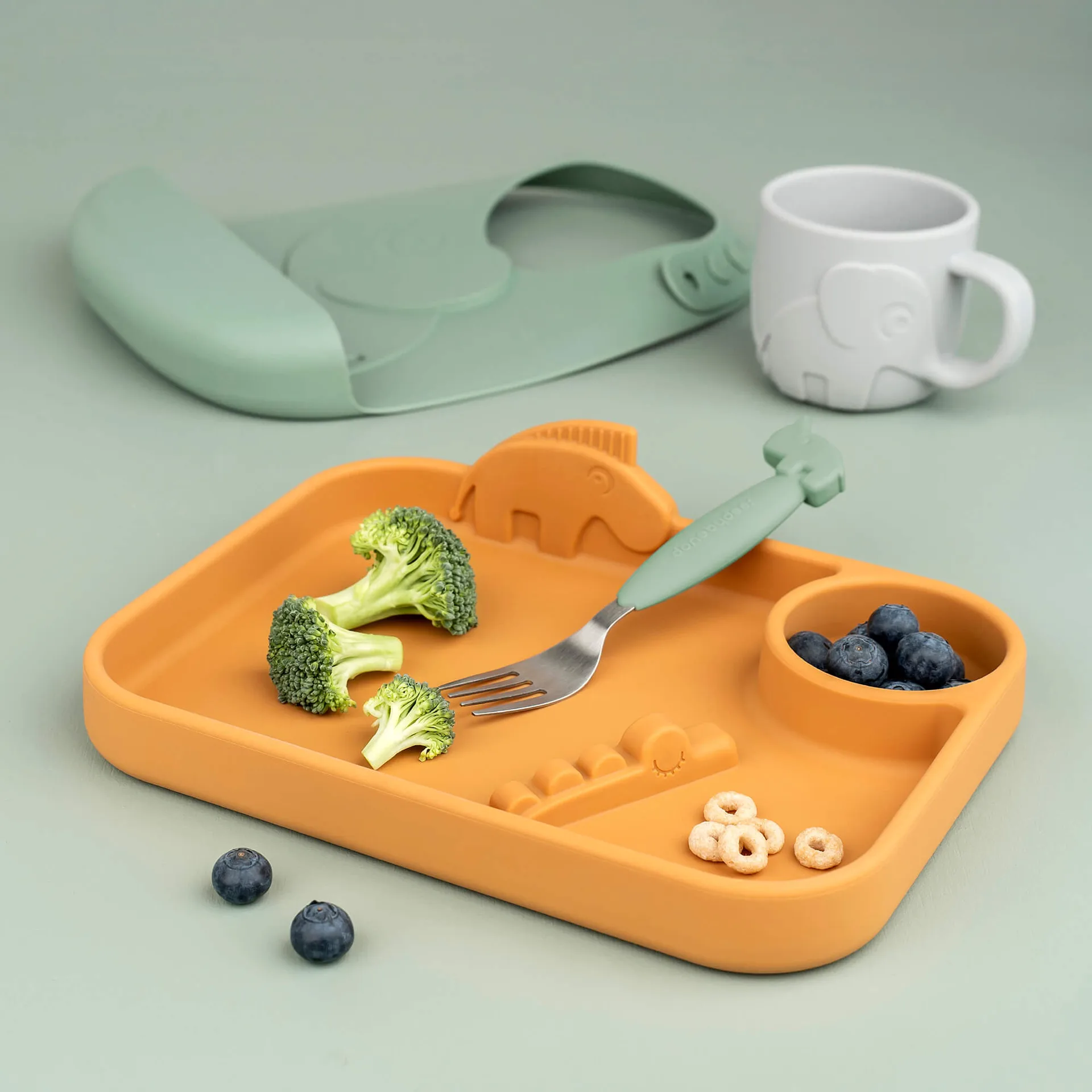 Σετ μαχαιροπήρουνων Deer Friends Easy-grip, 3 τεμάχια, Green Done by deer