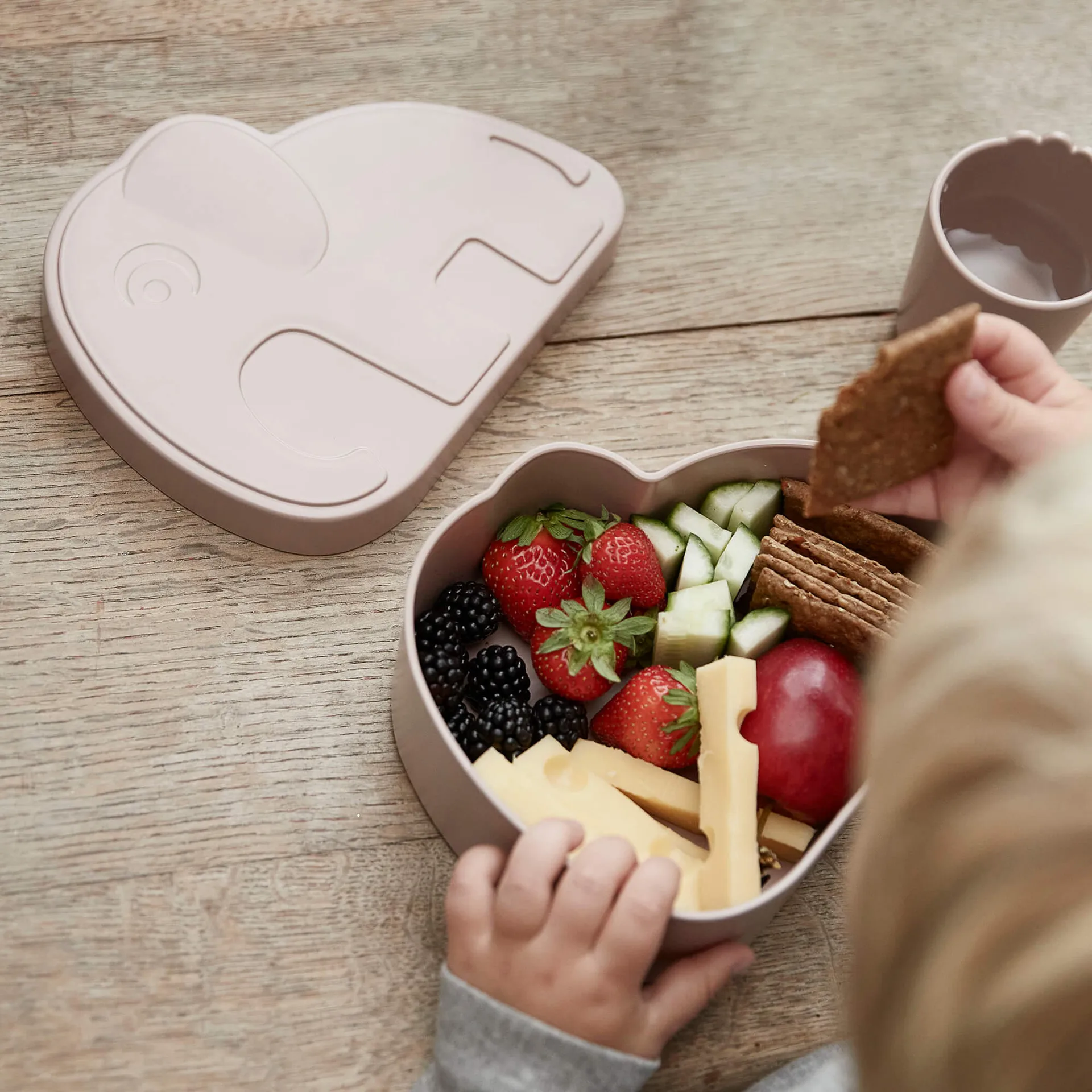 Παιδικό κουτί φαγητού Elphee kiddish, Grey Done by deer