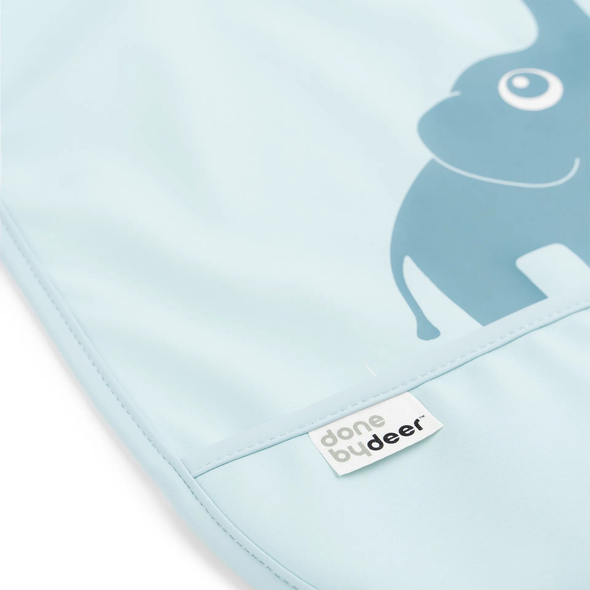 Elphee σαλιάρα με Velcro 2-pack, Blue Done by deer